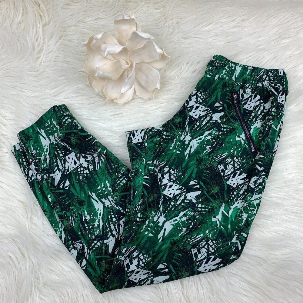 Athleta Aspire Palm Leaf Print Pants Size 2